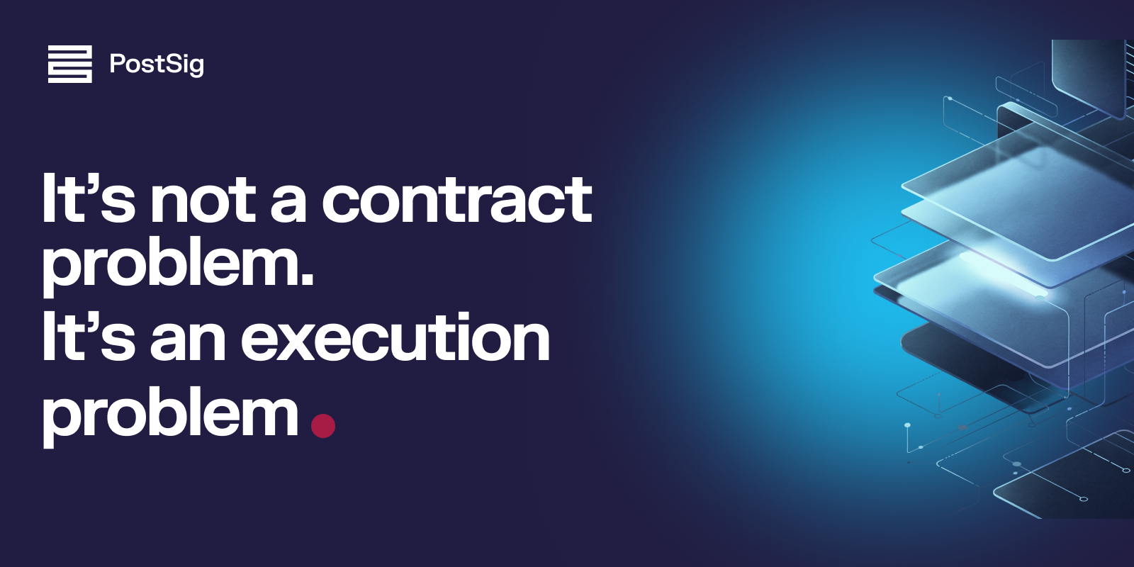 its an execution issue - blog post - featured image